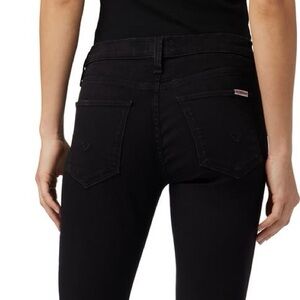 Hudson Natalie Black Midrise Ankle Jeans